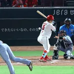 阪神「小園なら当ててええやろ。報復や」