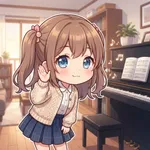 ピアノを弾く隣人