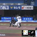 ロッテ・西川がフェンスに激しく衝突 ブルーシートで隠されながら担架で運ばれて退場