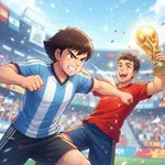 アルゼンチンさん、優勝に喜ぶスペイン選手を殴る