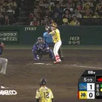 【ジエンゴ】阪神、5回裏無死二三塁から下村の内野ゴロの間に三塁ランナーが生還し同点に追いく！下村はプロ初打点！！！！！【阪神対DeNA12回戦】