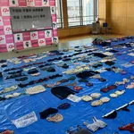 【画像】千葉県警、女性用下着300点を広げて並べてしまう