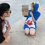 【画像】トー横女子さん1000円で下半身露出ｗｗｗｗｗ