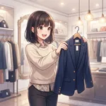 暑い日の髪型