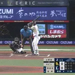 【西武対ソフトバンク15回戦】西武・ネビン、ソフトバンク・上茶谷から三試合連続となる第15号先制ソロホームラン！！！！！！！！！！！！