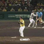 【悲報】阪神タイガース、大城に２回デッドボール