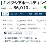 キオクシア56000円って冷静に考えて安すぎへん?
