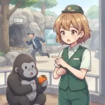 ゴリラの展示場に男性が干し柿投げ入れ、職員が声かけると逃走…動物園は「被害届の提出も検討」