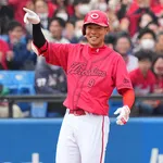 カープ秋山翔吾、守護神キハダから同点タイムリー!ヤクルト西舘昂汰の初勝利阻止打!!