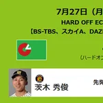 【実況・雑談】 7/27 フレッシュオールスターゲーム（新潟）18:00開始