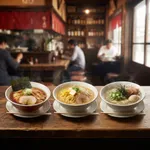 普通の山岡家、味噌ラーメン山岡家、煮干しラーメン山岡家、どれに入るべきか、3分で決めてくれ