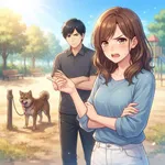 炎天下の中に繋がれている犬が発端で夫と険悪になっています。