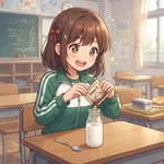 給食でミルメークあった人いますか?