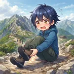 落雷に打たれたか 北アルプス燕岳で男性が右足のかかとに火傷