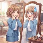 娘の化粧がケバい