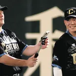 【中日】村松開人、宣言通りの球宴初安打！日本ハム・伊藤の直球を鮮やかに中前へ！【オールスター】