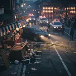 【千葉】祭りの準備中に車が突っ込む 男性2人が重軽傷 危険運転傷害、ひき逃げで46歳の男逮捕 木更津