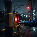 【東京】「バイトのスケジュールがタイトで…ストレス解消だった」踏切の非常停止ボタン3度押し業務妨害か…51歳の男逮捕