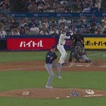 大谷翔平、第二打席で三試合連続安打となるライト前ヒット!!!!!!