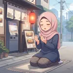 日本のムスリムさんとんかつ屋の前で祈祷を始めてしまうwwwwwwwwwwwwwwww