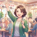 元気なおばさんの人ー！！