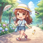 夜中のウォーキング