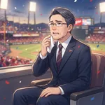【悲報】広島松田オーナー、泣いてしまう