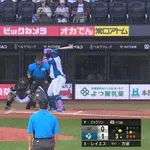 【日本ハム対ロッテ16回戦】日本ハム・レイエス、ロッテ・ジャクソンから第23号2ランホームラン！！！！！！！！！！！！！！