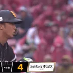 牧原大成と今宮健太などのタイムリーで一挙4点!!