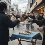 日本共産党、各地の街頭で熊本地震への募金呼びかけ