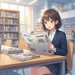 【恐怖】同志社国際高校、京都の学校なのに図書室には沖縄タイムスと琉球新報しかないと判明