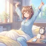 朝起きるのがいつも9時以降の人
