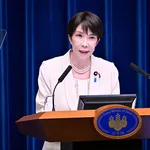 高市早苗　ヘリ40分 視察8分 意見交換20分 即日帰宅
