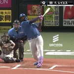 F.レイエス.329(1位)24本(2位)59打点(3位)出塁率.385 OPS.965