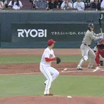 【広島対巨人14回戦】巨人、初回1アウト一二塁から大城の2点タイムリーツーベースで先制！！！！！！！！！！！！！！