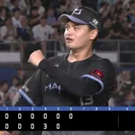 ロッテ毛利海大、vs西武0.92　vsその他7.41