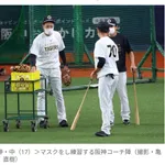 阪神　小谷野栄一、片山大樹コーチが体調不良でベンチ外、2軍からコーチ合流　接触者はマスク姿も