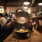 たまにいるらしいラーメンのスープ飲み干す人