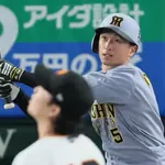 近本光司 ←2試合連続HRを含む12試合連続安打中