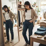 なんで？ジーパンが似合わない