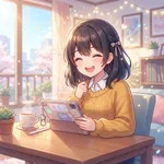 ガルちゃんでにっこりした瞬間