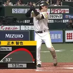 正木智也(右/左/一/中) .290 18本 43打点 OPS.928　松田宣浩「四球も取れる新タイプの1番」