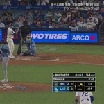 ドジャース、5回裏2アウト二塁からロートベットのタイムリーで1点差に詰め寄る!!!!!!!!!!!