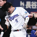 【悲報】中日ドラゴンズ村松、巨人に破壊される