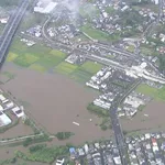 千葉県の大雨で水没したタクシーの乗客が溺死　運転手は軽傷