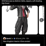 【悲報】キングダムハーツ4のソラ、なんかFFのキャラみたいな姿になってしまい炎上