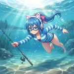 流された釣竿を命懸けで泳ぎ取り戻しに行ったら