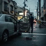 【リアル】引きずり降ろされ車を奪われる強盗事件 男が逃走中 「駅まで乗せて」話しかけられ【GTA】