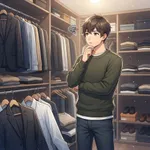 彼が髪を剃ってしまった