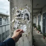 沖縄にて、古謝陣営を批判する公職選挙法違反の怪文書が集合住宅に貼られる。いったい誰が